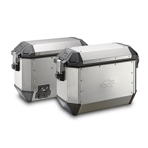 Valises K'MISSION 36L Monokey en alu avec verrouillage synchronisé extra lock pour moto