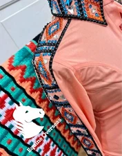 Western Showmanship Horsemanship Pleasure Show Shirt and Matching Show pad 34x40