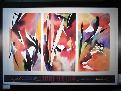 Peter Kitchell, Abstract 58''×38'', Banana Skin Stomp'',  (out of print)