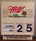 Vtg Miller Beer “IF YOU WERE NOT BORN BEFORE THIS DATE” Bar Sign