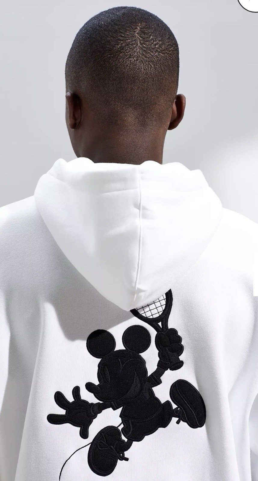 Lacoste Disney limited edition Mickey Mouse tennis white hoodie embroidered L thumbnail 5