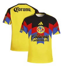 Club America adidas 2025/26 Men's Home Replica Jersey - Yellow Size Large