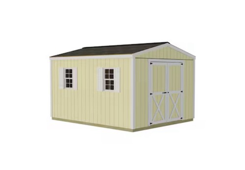 (4) Barns Handmade Haven Gable Style Wood Outdoor Storage Shed with 2 Doors (4) - Picture 6 of 6