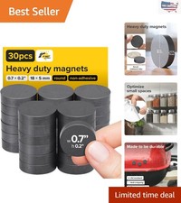 30 Pcs Ceramic Magnets - Ultra-Strong, Easy Install for DIY Projects