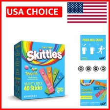 Skittles Singles To Go Tropical Variety Pack - 40 Servings, Zero Sugar Refres...