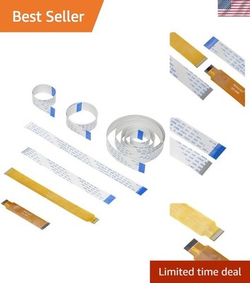 Raspberry Pi Camera Ribbon Flex Extension Cable Set - 7 Tangle-Free Lengths