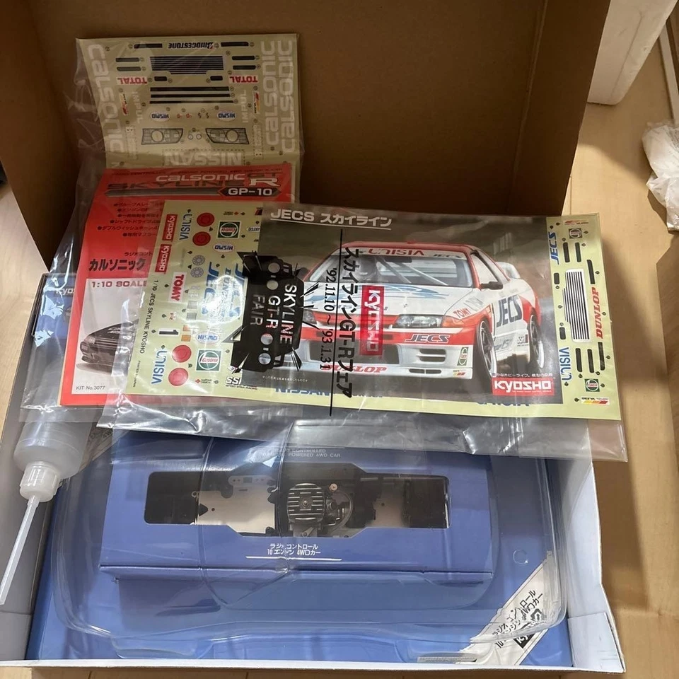 Kyosho 1/10 Calsonic Skyline GT-R GP-10 RC Car Kit Vintage Model - Image 3 of 4