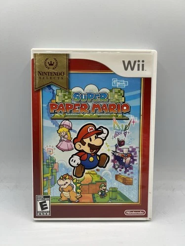 Super Paper Mario Nintendo Wii Nintendo Selects Complete CIB