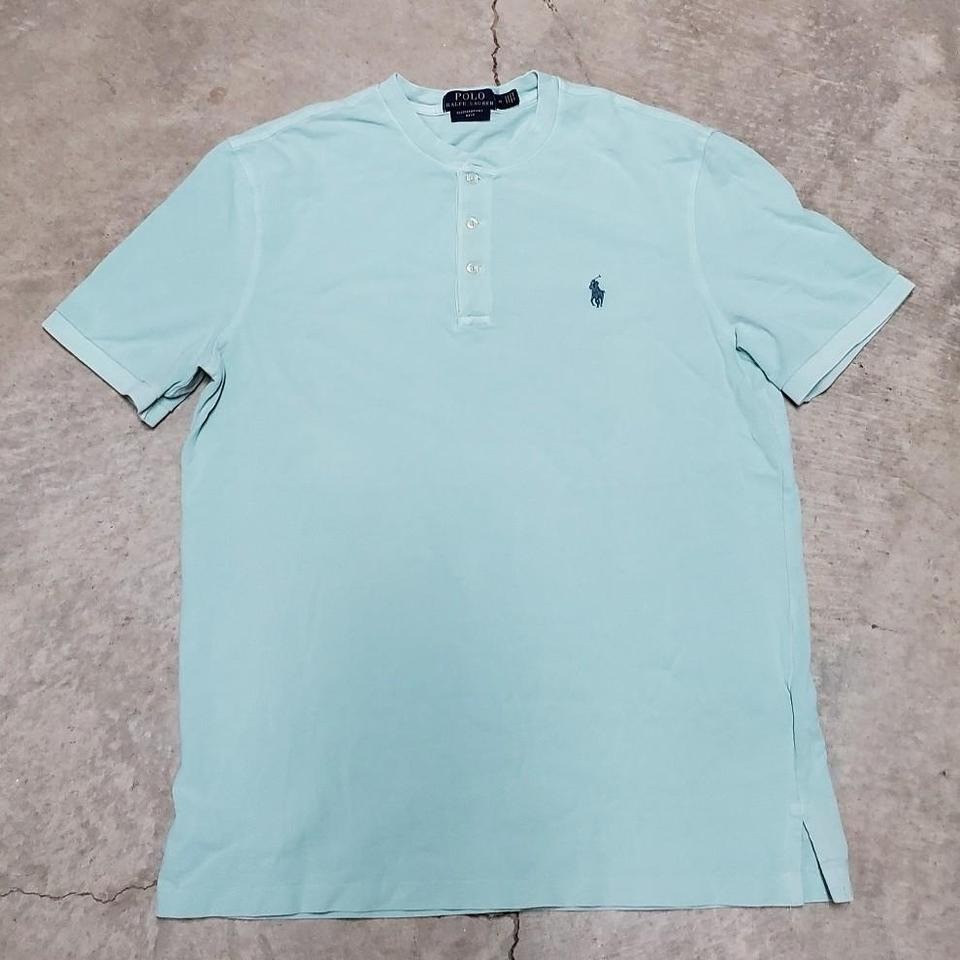 Polo Ralph Lauren Light Blue Henley Shirt