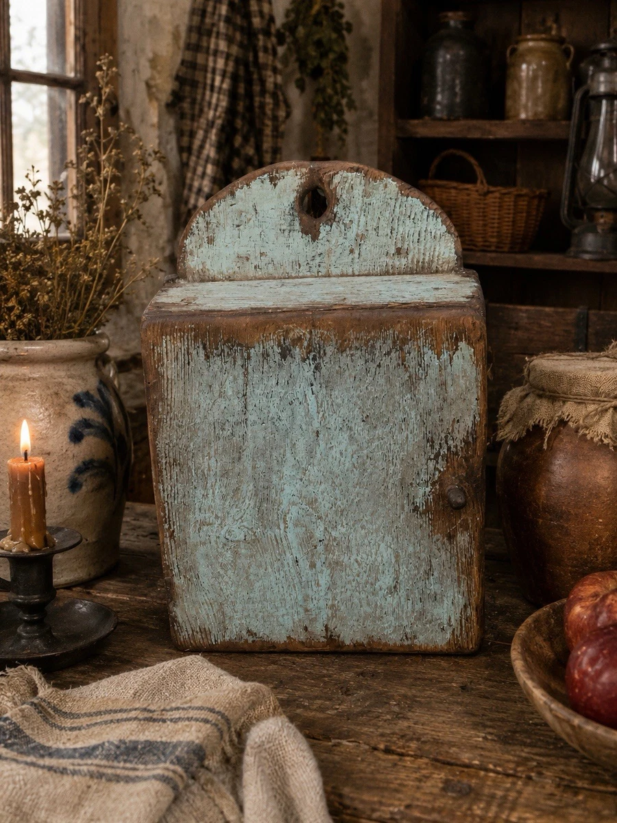 ビンテージアンティーク金属製ストレージボックス古道具古民家 Antique Primitive Boxes for sale | eBay