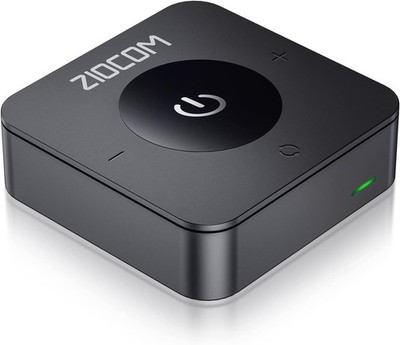ZIOCOM Bluetooth Transmitter/Receiver Pairs 2 devices, for TV/PC/Speaker/Stereo