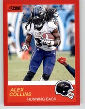 2019 Panini Score Red Alex Collins #86 BAL