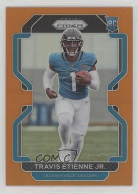 2021 Panini Prizm Orange 25/249 Travis Etienne Jr #344 Rookie RC 14cm