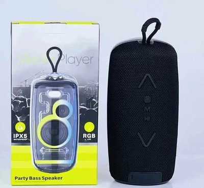 Music Apollo Wireless Bluetooth Lautsprecher Bass Tragbar Outdoor FM Radio RGB LED