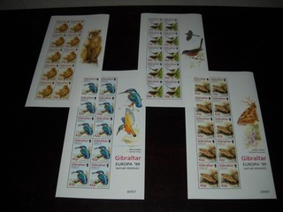 [G189459] Gibraltar N°853/856 Nature Reserves MNH Y&T € 90 00 SUPERB
