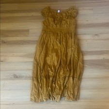 Old Navy Mustard Midi Dress