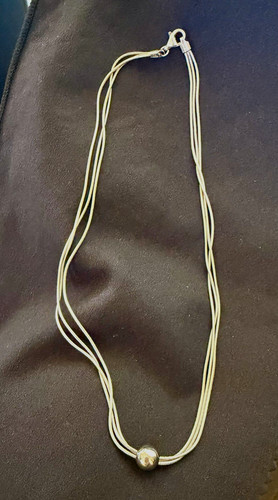 Silpada N0914 Thoreau Sterling Silver Multi-Strand Snake Chain Necklace