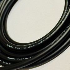 Mogami W3368 Low Capacitance Guitar Cable Bulk Black PER METER NekoDensen Tokyo