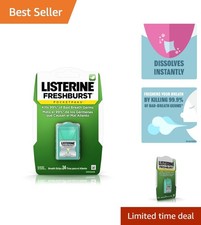 Instantly Dissolving Spearmint Breath Strips - 24 Pcs for Fresh Breath On-The-Go