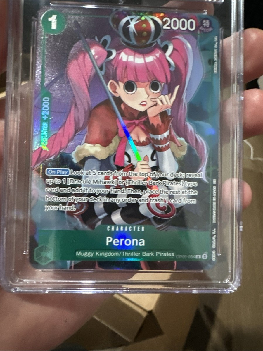 One Piece TCG Perona OP09-034 Illustration Box Vol. 4 Promo Holo