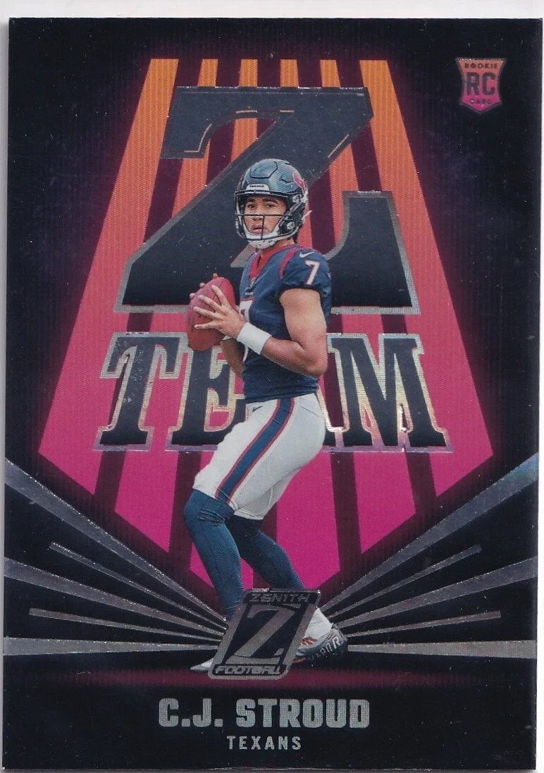 C.J. Stroud 2023 Panini Zenith Z-Team #23 RC Houston Texans