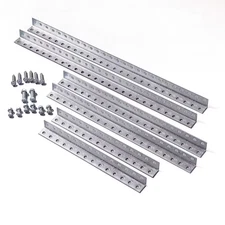 Garage Door Rear Track Hanger Kit Galvanized Ceiling Mount Durable Long Lasting