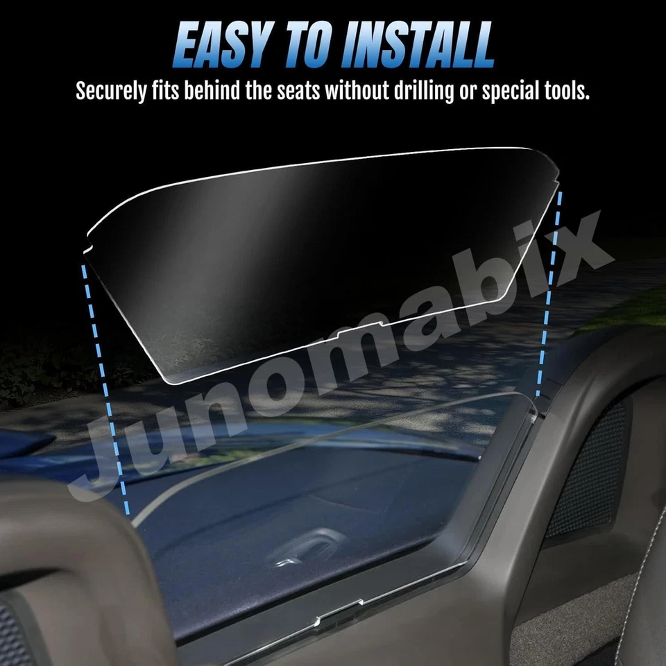 For Porsche Boxster 981 718 Clear WindScreen Wind Screen Deflector Restrict Air Foto 3 de 4