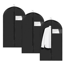 Housses de Vêtements 60 x 80 CM,Pliable Housse de Rangement Vetement Penderie...