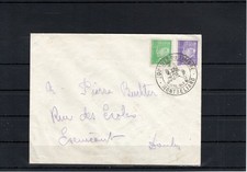 LETTRE TIMBRE FRANCE FRANKREICH LVF REICH 1942 OBLITERE USED MONTBELIARD