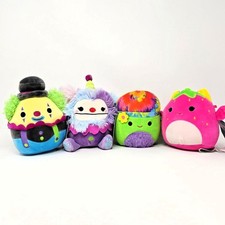 SQUISHMALLOWS Squad 5" Plush Minis : Lot of 4 Different Opened Figures Bin39 