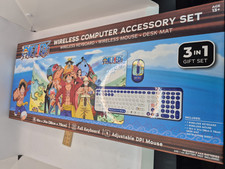 ONE PIECE WIRELESS COMPUTER ACCESSORY SET Keyboard, Mouse  Desk Mat New Sealed