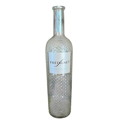 Leerflasche Klarglas geschliffen Freixenet Pinot Grigio Garda DOC italienisches Upcycling
