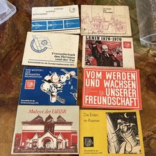 8x DDR DSF Sondermarken-Sammelheft 1970-1978 sehr gut mit Marken!!!