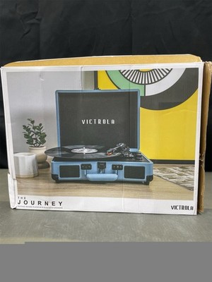 Victrola Journey Bluetooth Portable Suitcase Record Player   with Built-in Speak