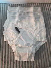 3 Vtg Jockey Classic Inverted Y Front Fly Whitey Tighties Briefs Sz 28 USA 9007