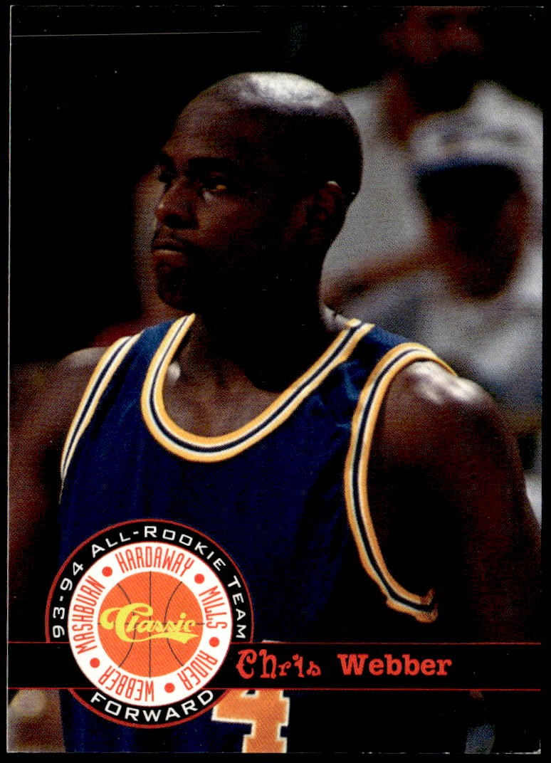 1994 Classic Draft #13 Chris Webber Rookie E1