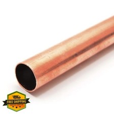 3/4 Inch Type L Copper Pipe Rigid Tube 4ft ASTM B88