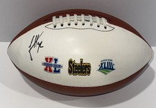 JAMES HARRISON SIGNED FOOTBALL PITTSBURGH STEELERS SUPER BOWL