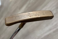 Acushnet Bullseye Putter by John Reuter, Jr. Very Rare Original Grip. 