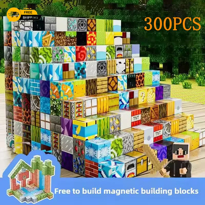 300 Stück Upgrades Magnetische Bausteine Magnete Weltwürfel Kinder Bestes Montessori