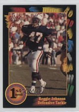 1991 Wild Card Draft Reggie Johnson #4 Rookie RC 17vs. rookie card picture