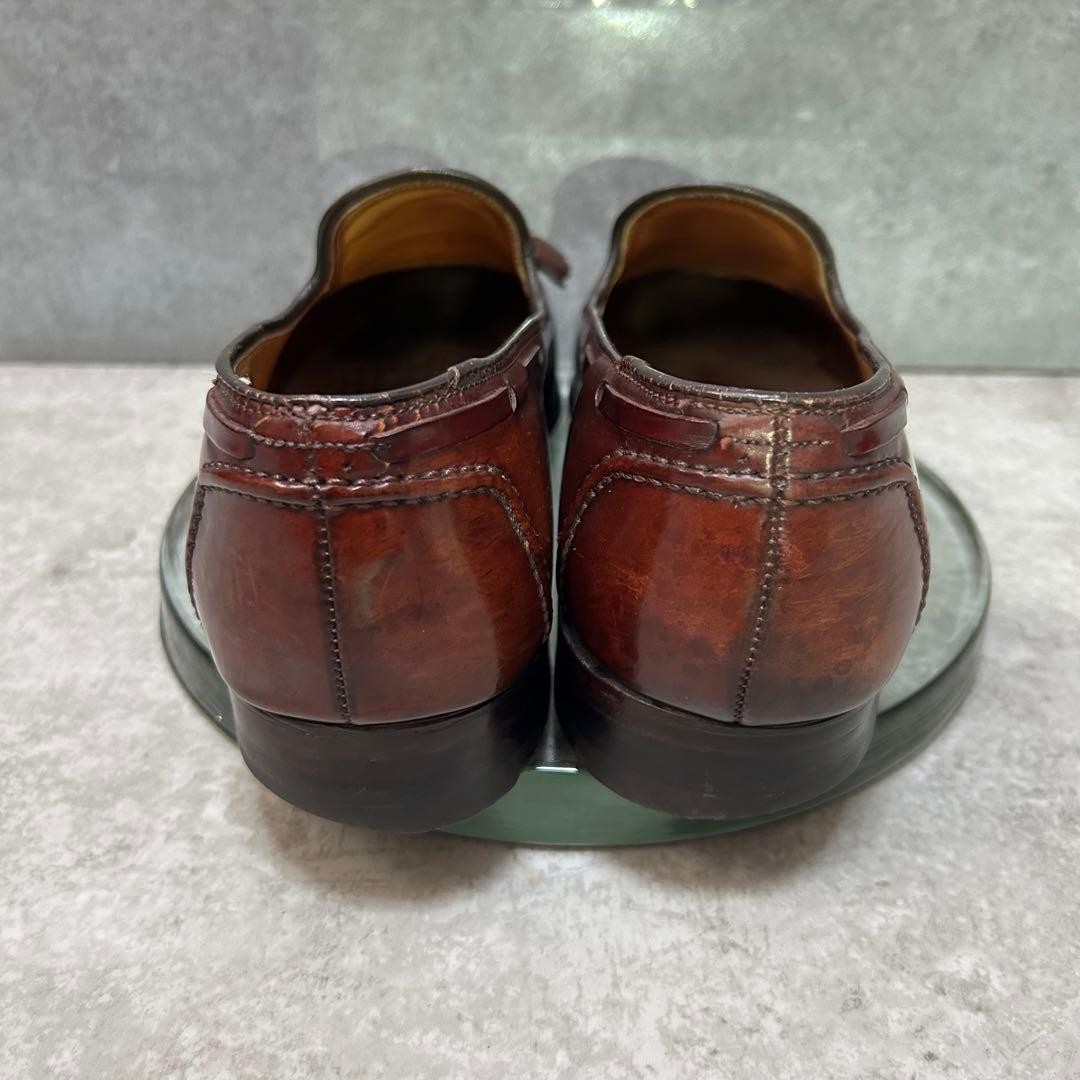 Rare Brooks Brothers x Alden cordovan tassel loafers, size 9.5C #0929 image 4