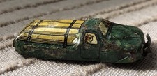 vintage Japanese tin lithograph toy car  1960  s 
