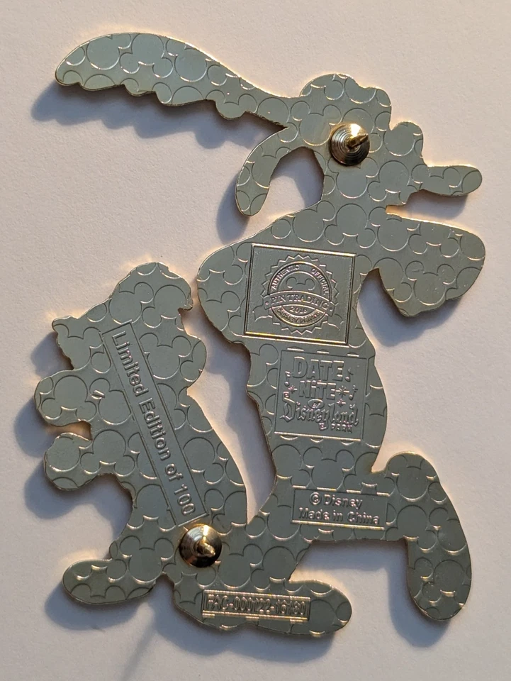 Значок Гуфи и Макс 2016 Date Nite Disneyland Park ограниченный выпуск - 100 - Изображение 2 из 3