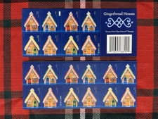 20 Forever First Class Christmas Gingerbread Houses Holiday Stamps