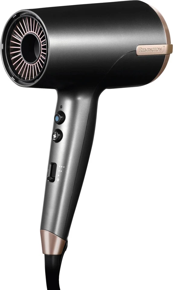 Remington Haartrockner D6077 2000W Ionen 8 Stufen Diffusor Stylingdüse Tasche