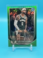 2025-26 Bowman #BCV-165 Gary Trent Jr Greene Color Match /99 Boston Celtics