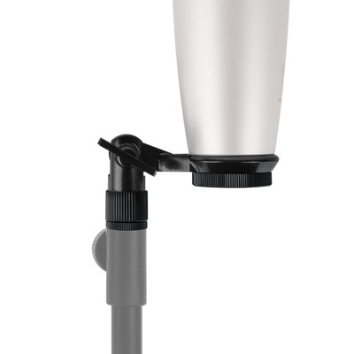 Geekria Mikrofonständer Halterung für 22 mm/0,9 Zoll Gewinde Mikrofone (schwarz)