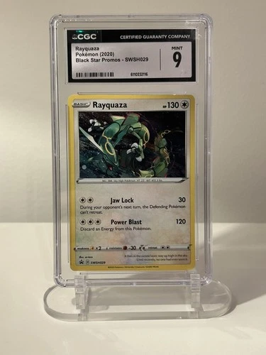 Pokemon TCG - Rayquaza - SWSH029 - Black Star Promo - CGC 9 Mint