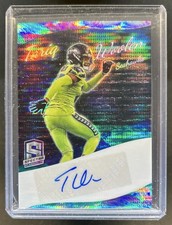 2023 Panini Spectra Tariq Woolen Colorgraphs Celestial Auto #/99 Seahawks